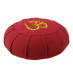 Cojín Redondo de Meditación Zafu Más Vendido con Detalles Plegados, Bordado Superior, Relleno de Algodón 100% y Trigo Sarraceno a Precio de Mercado - Product Image 6