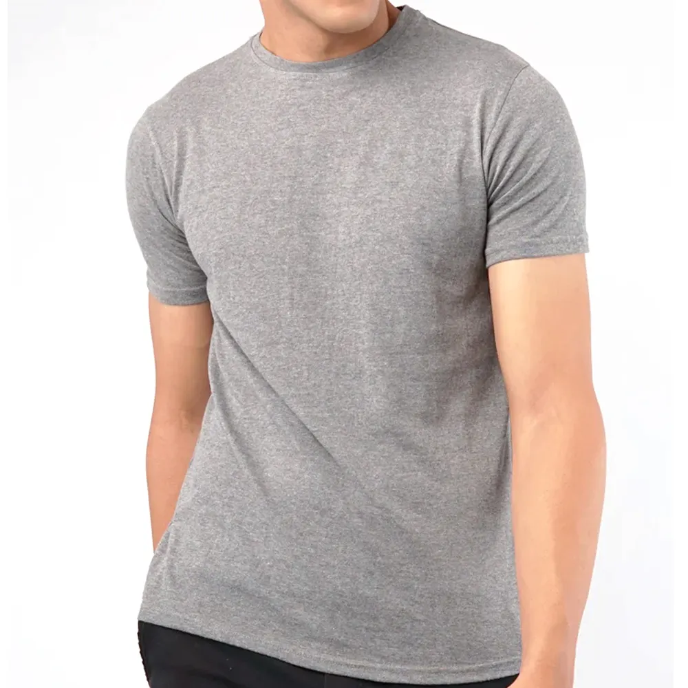 Fashion Designer T Shirt Men Trendy Loose plain dyed T-shirt with best price Elastic custom logo Short Sleeve men's t shirt