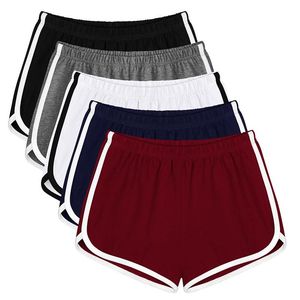 Pantalones cortos de Yoga de algodón con logotipo personalizado Pantalones cortos de yoga sin costuras para entrenamiento transpirable - Product Image 5