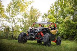 Brazos Delanteros SuperATV de Alta Distancia al Suelo en Caja para Can-Am Maverick X3 de 72 Pulgadas de Ancho - Product Image 3