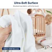 Bandes de tissu auto-agrippantes à profil bas - Toucher doux, hypoallergéniques pour les produits pour bébés et la lingerie