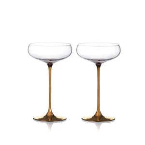 Verres à vin à tige avec bol allongé Verres à vin en cristal sans plomb de 18 oz parfaits pour le vin rouge et blanc