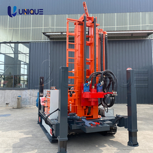 Foreuse à eau UNIQUE, entièrement automatique, diesel, 200 m, équipement de forage de puits d'eau mobile pour forage - Product Image 6
