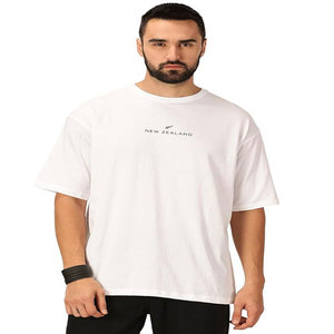 Logo personnalisé 100% coton T-Shirt extérieur pour hommes coupe ample poids lourd avec poche à séchage rapide à manches courtes imprimé modèle de conception INS - Product Image 4