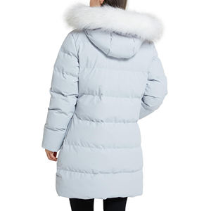 Veste Parka d'hiver de haute qualité pour femmes coupe-vent imperméable avec longue capuche rembourrée chaud respirant manteaux à glissière vestes - Product Image 2