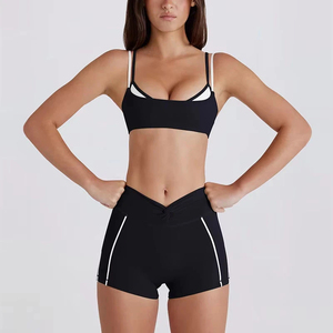 Conjunto de Yoga, Ropa de Gimnasio, Ropa Deportiva, Trajes de Fitness para Mujer, Sujetador Deportivo, Top Corto, Trajes Deportivos de Manga Larga, Conjunto de Yoga - Product Image 4