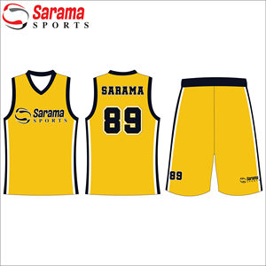 Vente en gros Nouveau style de maillot de basket-ball Maille Maillots de basket-ball Meilleurs uniformes de basket-ball imprimés partout, - Product Image 1