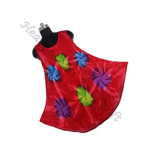 Vestido largo de rayón con lazo para mujer, traje holgado bohemio para playa y fiesta - Product Image 2