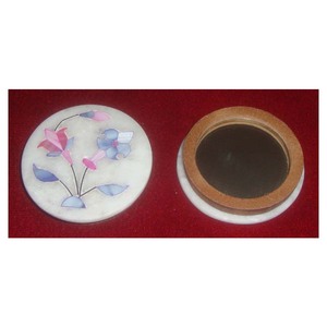 Exclusive New Design Marble Inlaid <b>Mirror</b> With Pure Handmade Design Polished Shade for Home Decoration - Product Image 1