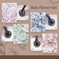 R S ongles OEM UV Gel 15ml pluie fleur Gel vernis UV Gel vernis à ongles Transparent personnalisé Logo vernis à ongles beauté mode