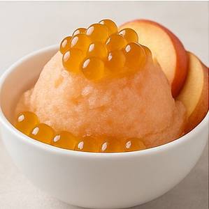 Boba à éclater aromatisé à la pêche de haute qualité pour la glace pilée de fête Ingrédients de thé à bulles de qualité supérieure dans un emballage de bouteille attrayant - Product Image 5