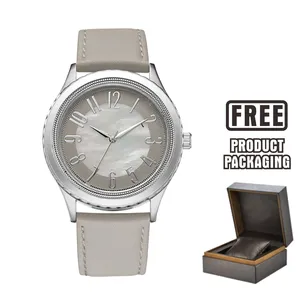 [Boxset] латунный корпус по конкурентоспособной цене Роскошные 42 мм Циферблат диаметр Китай кварцевые наручные часы для женщин ODM OEM
