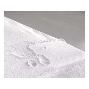Protector de Colchón Acolchado Impermeable de Felpa, Transpirable, OEKO-TEX, 150x200cm, Blanco, para Uso Doméstico - Product Image 4