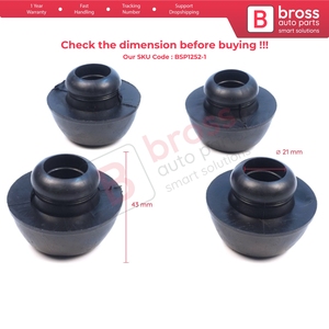 BSP1252-1 4 Pieces Jack Mount Lift Point Support Rubber <b>Plug</b> Pad Cap for 190 190E 190D W201 1982-1993 - Product Image 6