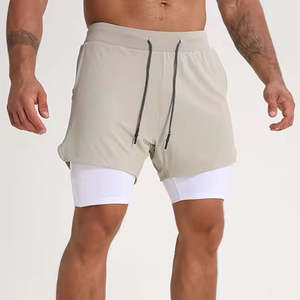 Custom High Street Solid Hombres Fitness Workout Shorts Transpirable Secado rápido Cierre de cordón - Product Image 5