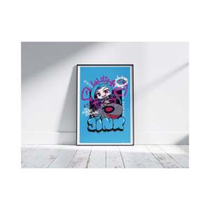 Affiche d'anime Chibi Jinx de League of Legends, 61x91,5 cm, art mural de jeu, Plakat - Product Image 3