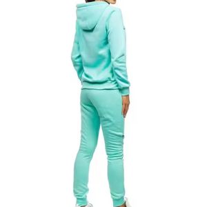 ชุดวอร์มผู้หญิงทรงเข้ารูปพิมพ์ลายฤดูหนาว ดีไซน์และสีสันตามสั่ง ผลิตจากผ้าโพลีเอสเตอร์/คอตตอนคุณภาพสูง ขายดี - Product Image 2