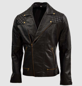 2026 peau de mouton noir vente chaude hommes vêtements en cuir véritable veste nouvelle mode hommes veste en cuir en cuir moto veste - Product Image 3