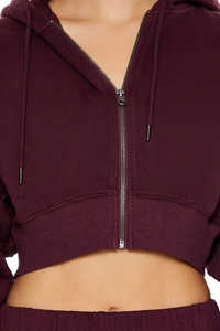 Sudadera Deportiva Extra Grande Personalizada para Mujer, Diseño Corto con Cierre, Hombros Caídos, Estilo Casual, Capucha con Técnica de Lavado - Product Image 5