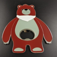 Décapsuleur aimanté pour réfrigérateur motif ours, cadeau amusant pour les promotions en boîte de nuit et en salle de concert