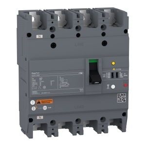 Interruttore Automatico SCHNEIDER ELECTRIC Easypact EZCV250H-TMD-160 A-4 Poli 3D Modello EZCV250H4160 - Product Image 1