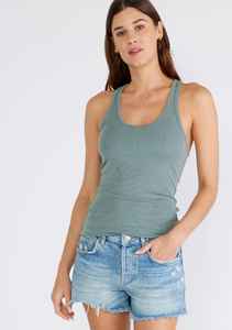 Slim Fit Mujeres Sin mangas Gimnasio Fitness Racerback Entrenamiento Tank Tops Tallas grandes Acolchado Yoga Chaleco - Product Image 2