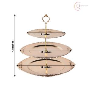 ขาตั้งเค้กโลหะทันสมัยพร้อมเคลือบผิวเรียบเนียน บรรจุภัณฑ์ถุง OPP เป็นมิตรกับสิ่งแวดล้อม เพิ่มเสน่ห์ทันสมัยให้กับการจัดแสดงขนมหวาน - Product Image 2