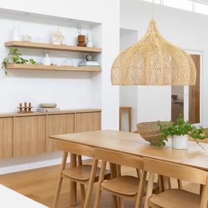 Abat-jour pour la décoration intérieure des plafonniers en rotin durable suspension naturelle - Product Image 3