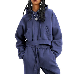 Wholesale Winter Clothes Jogging Suit Breathable Cotton Set <b>Hoodie</b> Sweatpants Women Set Tracksuit Jogger Women Sets 2026 - Product Image 2