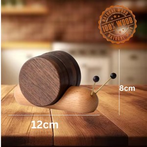 Sous-verres décoratifs en bois et résine, design élégant tourbillon, finition époxy durable, sous-verres fonctionnels en pierre - Product Image 5