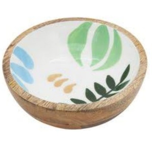 Nuevo Tazón para Servir Sopa con Acabado Esmaltado Brillante para el Hogar, Hotel o Restaurante, Tazón de Madera para Servir Sopa con Cuchara - Product Image 2