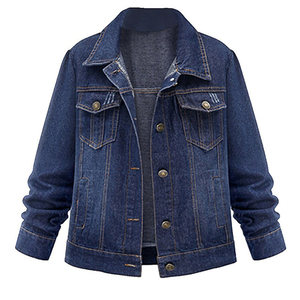 Veste en jean pour homme en laine et polyester vente directe d'usine avec logo personnalisé style de rue pour l'hiver veste en jean surdimensionnée pour homme - Product Image 1