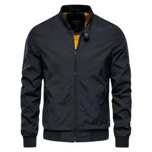 เสื้อแจ็กเก็ตบอมเบอร์สำหรับผู้ชายผ้าแคนวาส/ผ้าฝ้ายระบายอากาศได้ดีสำหรับฤดูใบไม้ผลิ2025 - Product Image 1