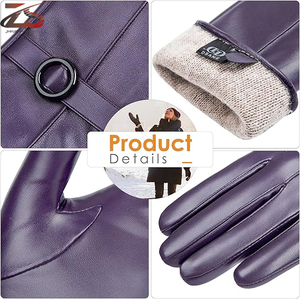 Gants en cuir pour hommes Gants de conduite et d'habillage d'hiver pour hommes Gants en cuir de meilleure qualité du Pakistan - Product Image 5