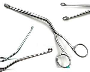 Pinces Magill 25 cm, instruments chirurgicaux manuels pour intubation tubulaire, ORL, acier inoxydable, CE, usage hospitalier - Product Image 5