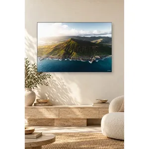Impression sur toile Fida Hawaii Crater Hill et Ocean Coast - Product Image 5