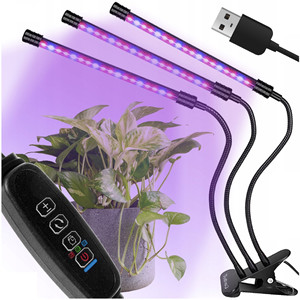 3 ARM Plant Growth Light with 60 LED Timer & <b>Remote</b> <b>Control</b> for Indoor Garden & Hydroponics - Product Image 1