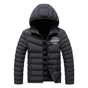 2026 Wholesale Men Casual Winter Puffer Jacket High Quality Outdoor Warm <b>Bubble</b> <b>Coat</b> Zipper Closure OEM Service Plain Dyed Hood - Product Image 6