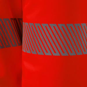 Blouson Bomber matelassé de sécurité d'hiver à haute visibilité personnalisé, en toile, à capuche, imperméable, respirant, avec logo personnalisé sur le devant - Product Image 6