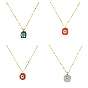 Collier pendentif œil maléfique tendance, accessoire élégant - Product Image 2