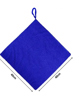 Serviette de nettoyage de voiture en microfibre de haute qualité en gros chiffon en microfibre 40x40 chiffon de nettoyage vente en microfibre - Product Image 2