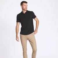 Hochwertige Kontrast farbe Design Männer 100% Baumwolle Mikro faser Polos hirts Golf Shirts individuelles Design