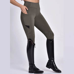 High Quality Riders <b>Equestrian</b> Breeches For Women Horse Riding Breathable Riding <b>Leggings</b> Tights - Product Image 3