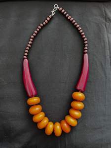 Collar de cuentas de resina de Ángel redondo para bodas, fiestas diarias, compromiso, ropa de oficina de Navidad, modelo artesanal - Product Image 4