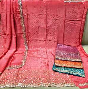 Trajes Modernos de Diseño Indio sin Coser, Bordados a Mano, para Mujer, Ropa Tradicional para Fiestas, Venta al Por Mayor - Product Image 1