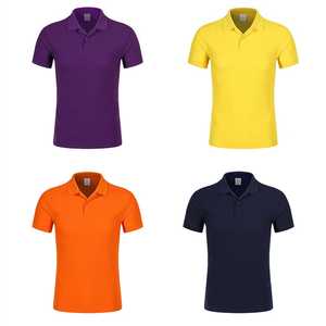 Polo d'été et d'automne en tricot à manches courtes, décontracté, brodé de logo personnalisé, polo de luxe pour hommes - Product Image 5
