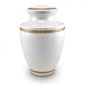 Atractiva urna de metal antiguo de latón de color azul para adultos Cremains Unique Memorial Funeral/urna conmemorativa de latón para cenizas/cremación Ur - Product Image 6