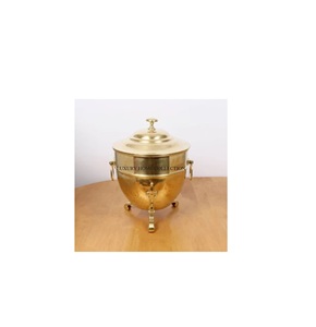 Cubo de carbón de metal con acabado antiguo forjado a mano con un fondo reforzado que garantiza la máxima durabilidad y resistencia. - Product Image 1