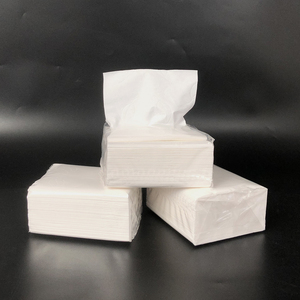 Serviettes en tissu doux blanc 1 pli 2 plis pour bureau, restauration et événements-Paquet de 200g - Product Image 5