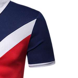 Venta al por mayor de nuevos polos europeos y americanos de alta calidad para hombre, camisetas de talla grande para hombre - Product Image 4